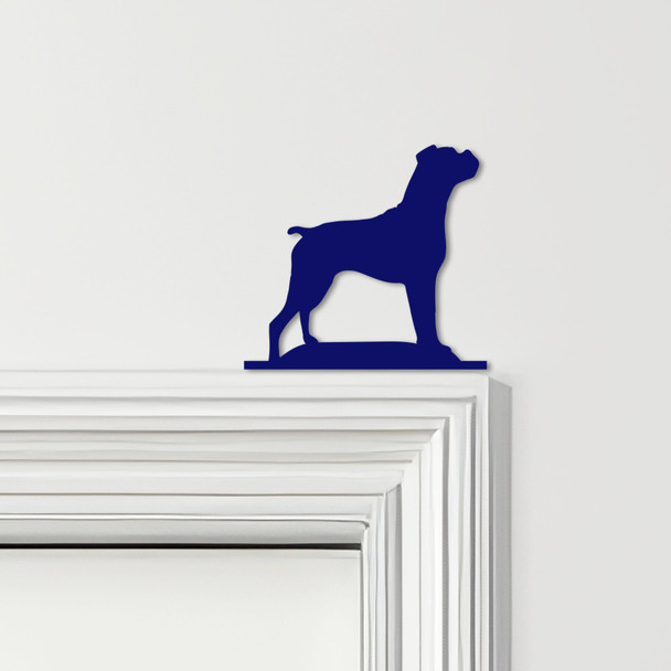 Door Topper Boxer Dog Various Colours Top Of Door Frame Decorative Sign