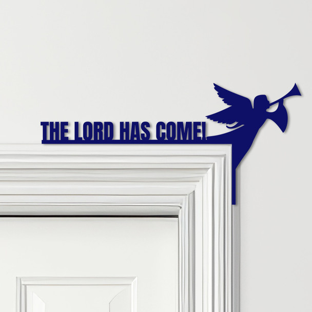 Door Topper The Lord Has Come Christmas Decor Various Colours Frame Decor Sign