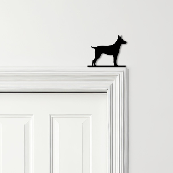 Door Topper Toy Fox Terrier Dog Various Colours Top Of Door Frame Decor Sign