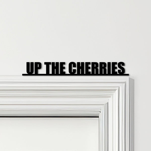 Door Topper Up The Cherries Afc Bournemouth Football Various Colours Decor Sign