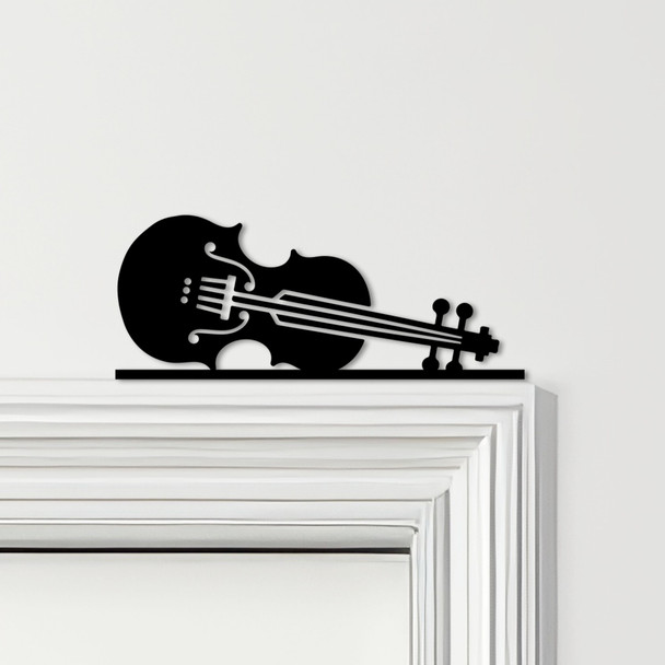 Door Topper Violin Instrument Various Colours Top Of Door Frame Decorative Sign