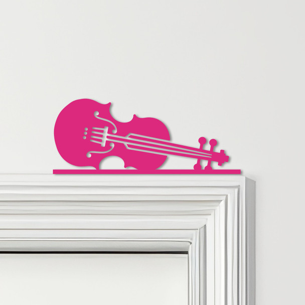 Door Topper Violin Instrument Various Colours Top Of Door Frame Decorative Sign