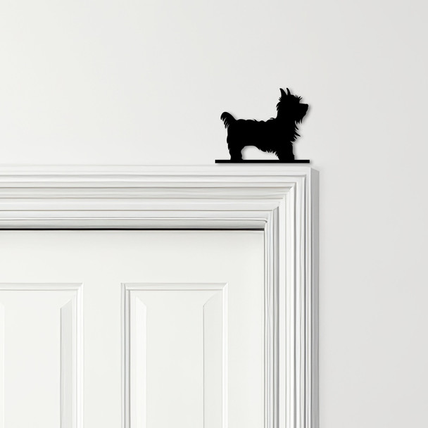 Door Topper Yorkshire Terrier Dog Various Colours Top Of Door Frame Decor Sign