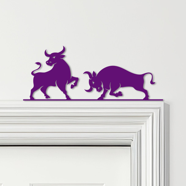 Door Topper Bulls Various Colours Top Of Door Frame Decorative Sign