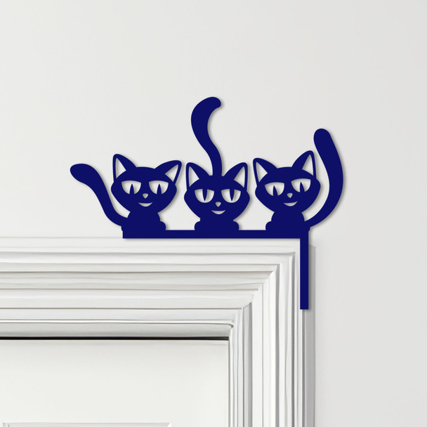 Door Topper Cartoon Cats Various Colours Top Of Door Frame Decorative Sign