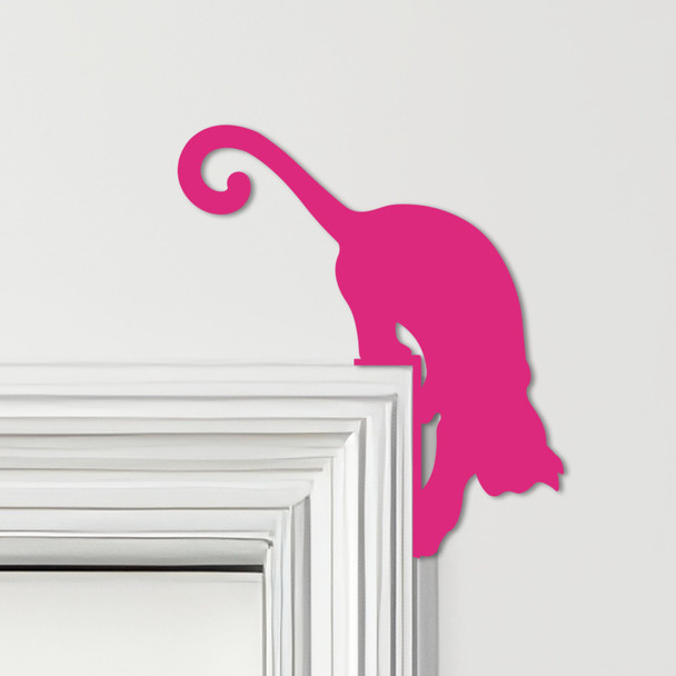 Door Topper Cat Curly Tail Various Colours Top Of Door Frame Decorative Sign