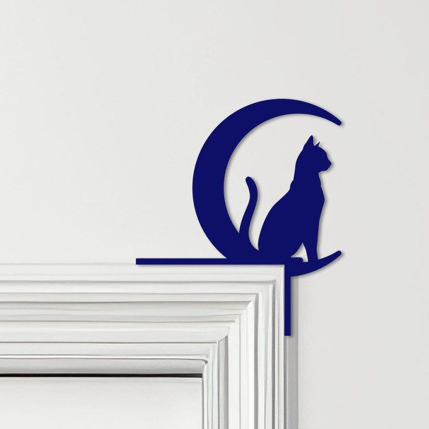 Door Topper Cat Moon Various Colours Top Of Door Frame Decorative Sign
