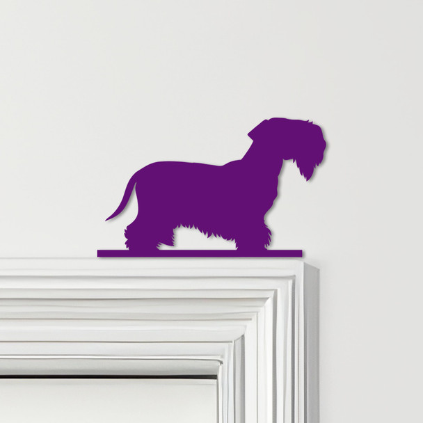 Door Topper Cesky Terrier Dog Various Colours Top Of Door Frame Decorative Sign