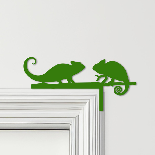 Door Topper Chameleons Lizards Various Colours Top Of Door Frame Decorative Sign