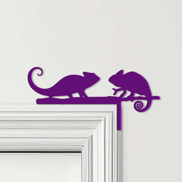 Door Topper Chameleons Lizards Various Colours Top Of Door Frame Decorative Sign