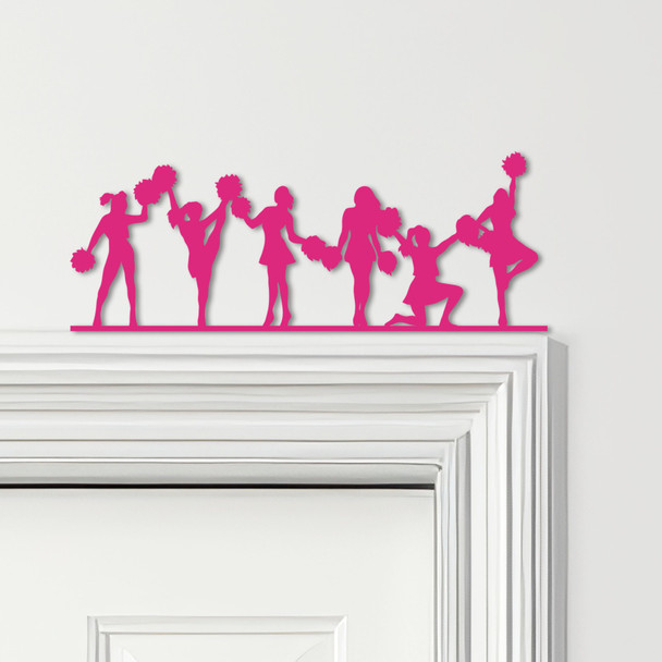 Door Topper Cheerleaders Various Colours Top Of Door Frame Decorative Sign