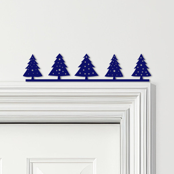 Door Topper Christmas Decor Trees Various Colours Top Of Door Frame Decor Sign
