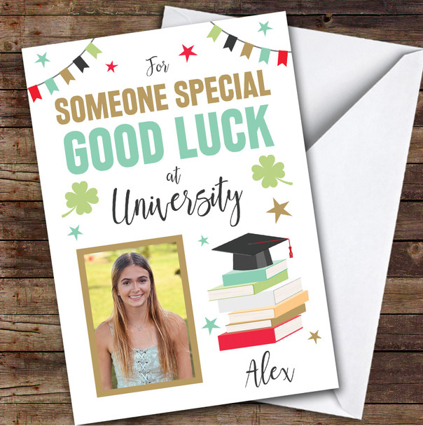 Personalised Off To University Card For Someone Special Photo Books Hat