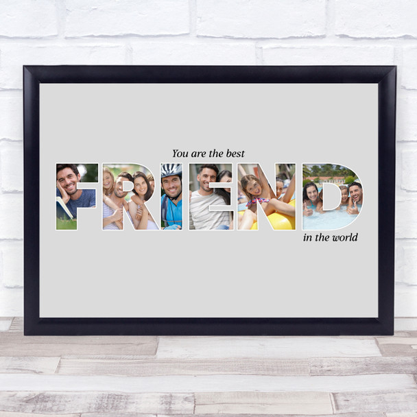 Photo Collage 6-Photo Personalised Gift For Friend Any Occasion Print Or Canvas