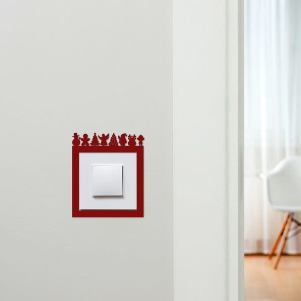 Light Switch Surround Christmas Decor Characters Decorative Switch Cover Frame