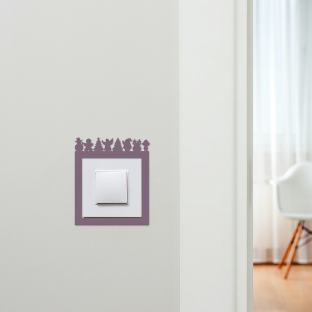 Light Switch Surround Christmas Decor Characters Decorative Switch Cover Frame