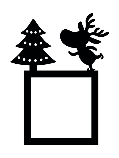 Light Switch Surround Christmas Decor Tree And Reindeer Decor Switch Cover Frame