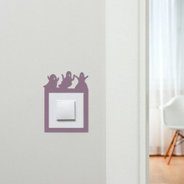 Light Switch Surround Halloween Decor Ghosts Scary Decorative Switch Cover Frame