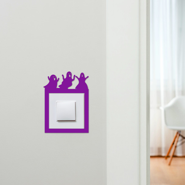 Light Switch Surround Halloween Decor Ghosts Scary Decorative Switch Cover Frame