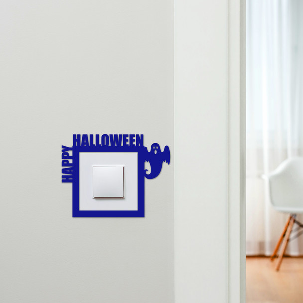 Light Switch Surround Happy Halloween Decor Ghost Decorative Switch Cover Frame
