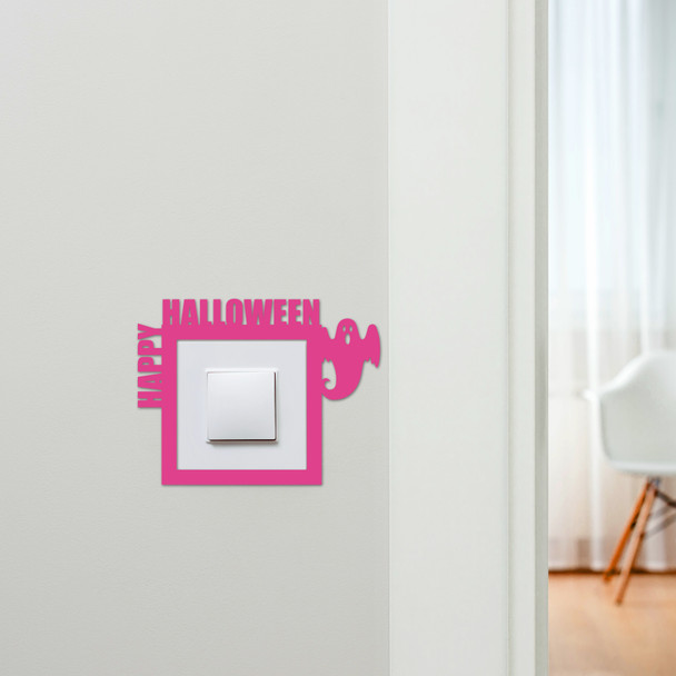 Light Switch Surround Happy Halloween Decor Ghost Decorative Switch Cover Frame