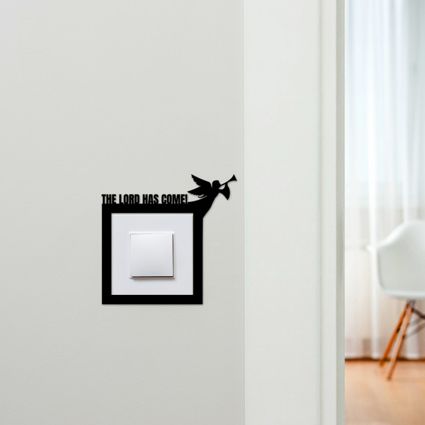 Light Switch Surround The Lord Has Come Angel Christmas Decor Switch Cover Frame