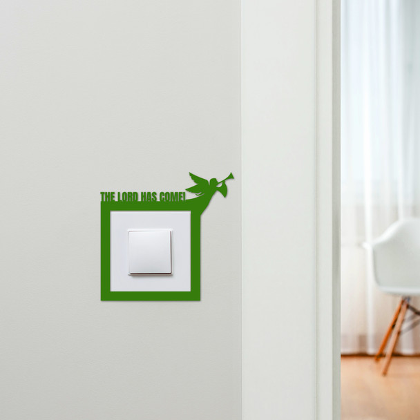 Light Switch Surround The Lord Has Come Angel Christmas Decor Switch Cover Frame
