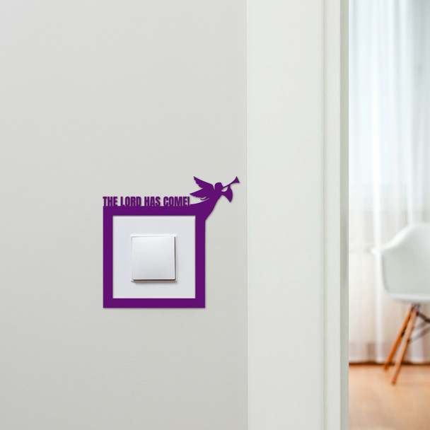 Light Switch Surround The Lord Has Come Angel Christmas Decor Switch Cover Frame