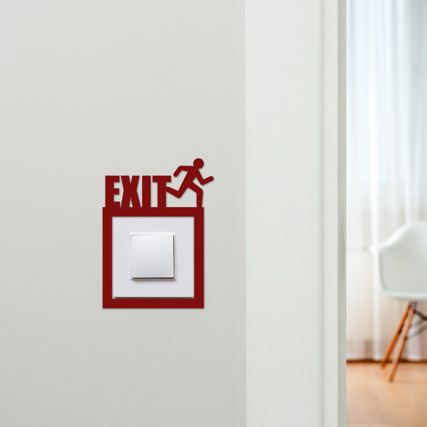 Light Switch Surround Exit Sign Decorative Switch Plate Cover Frame