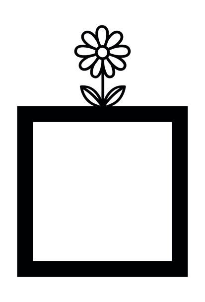 Light Switch Surround Single Flower Decorative Switch Plate Cover Frame