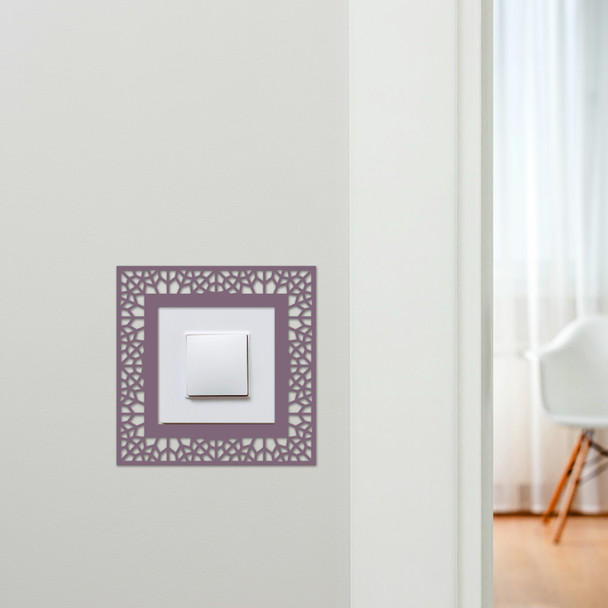 Light Switch Surround Abstract Geometric Design 13 Decorative Switch Cover Frame