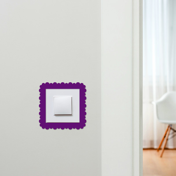 Light Switch Surround Geometric Frame Design 4 Decorative Switch Cover Frame