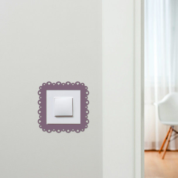 Light Switch Surround Geometric Frame Design 5 Decorative Switch Cover Frame