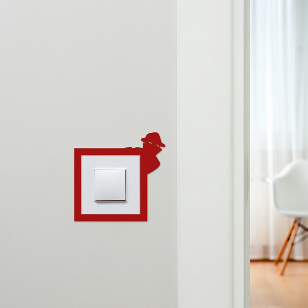 Light Switch Surround Thief Robber Decorative Switch Plate Cover Frame