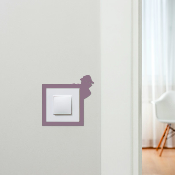 Light Switch Surround Thief Robber Decorative Switch Plate Cover Frame