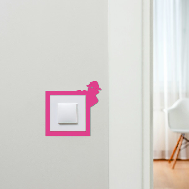 Light Switch Surround Thief Robber Decorative Switch Plate Cover Frame