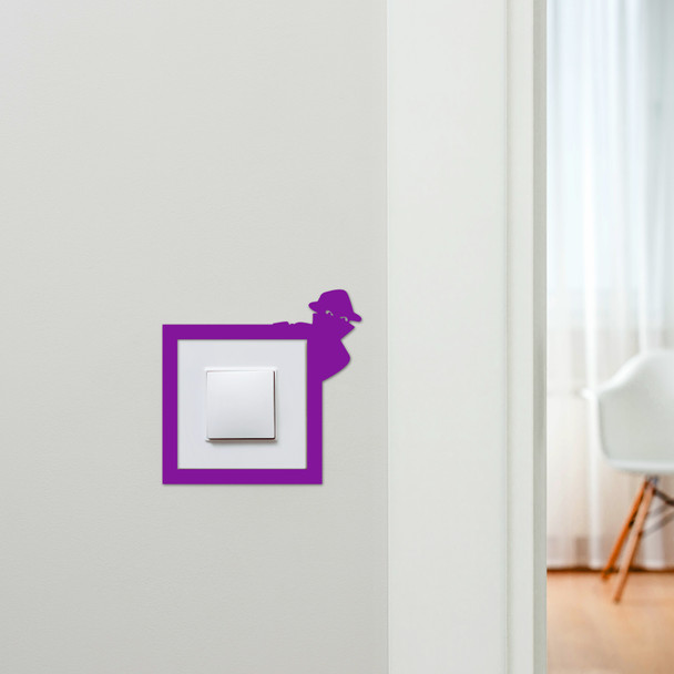 Light Switch Surround Thief Robber Decorative Switch Plate Cover Frame