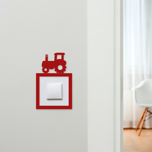 Light Switch Surround Tractor Kids Room Decorative Switch Plate Cover Frame