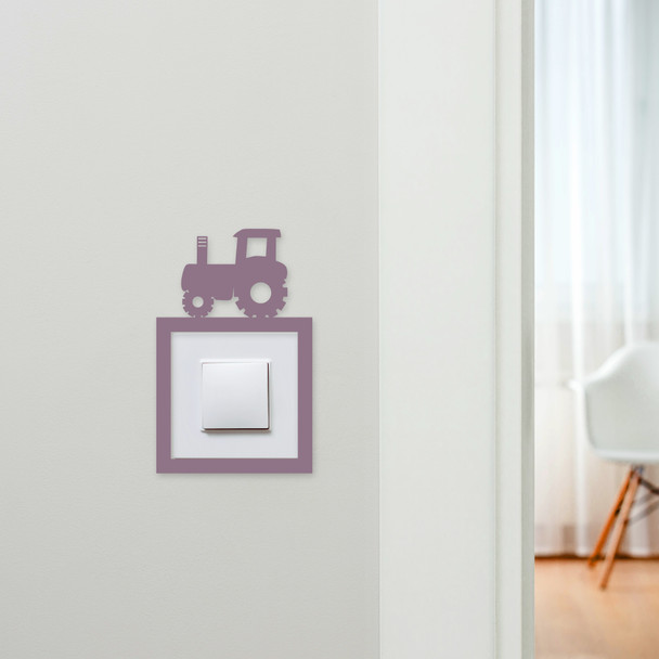 Light Switch Surround Tractor Kids Room Decorative Switch Plate Cover Frame
