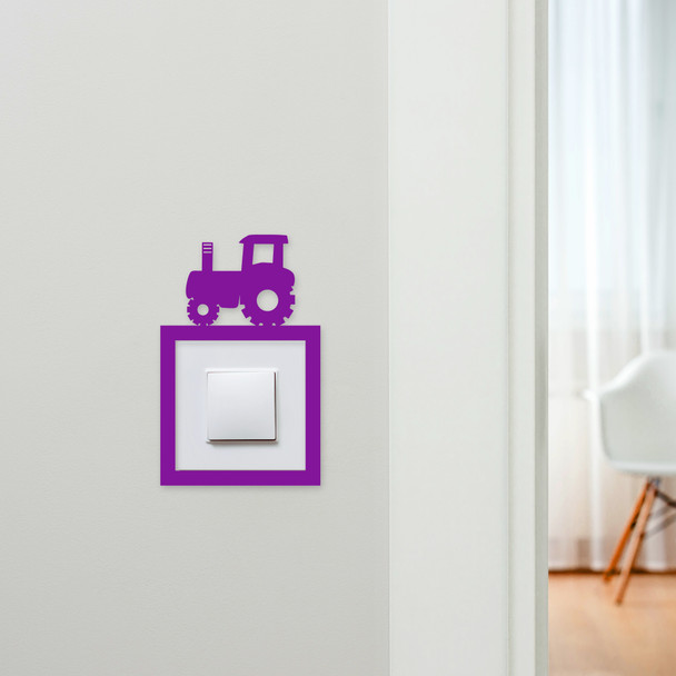 Light Switch Surround Tractor Kids Room Decorative Switch Plate Cover Frame