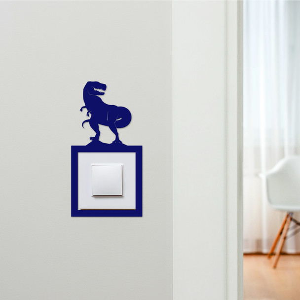 Light Switch Surround T-Rex Dinosaur Kids Room Decorative Switch Cover Frame