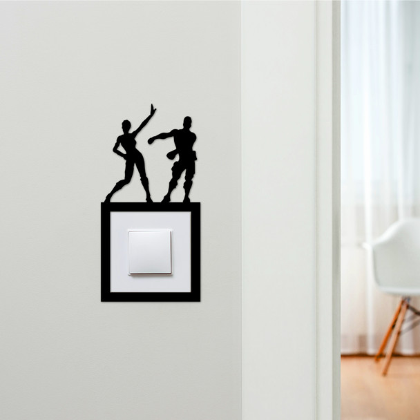 Light Switch Surround Fortnite Dances Kids Room Decorative Switch Cover Frame