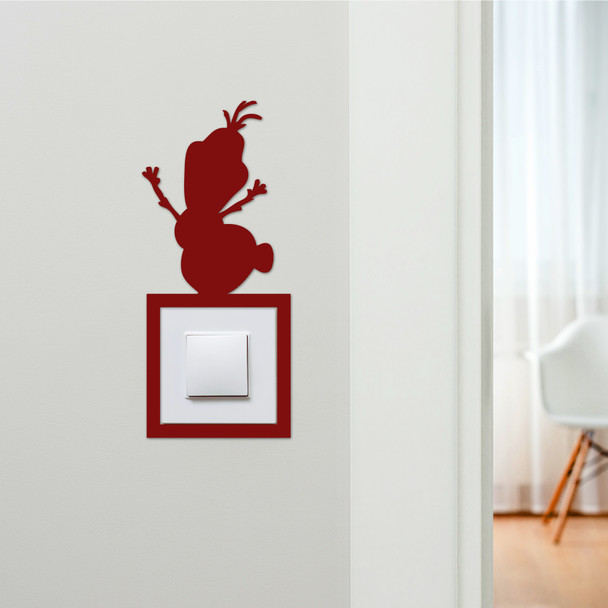 Light Switch Surround Frozen Olaf Kids Room Decorative Switch Plate Cover Frame