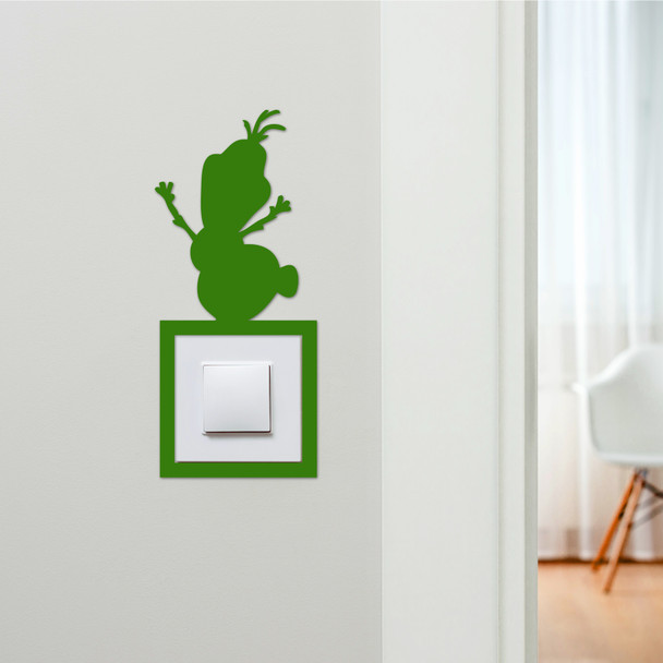 Light Switch Surround Frozen Olaf Kids Room Decorative Switch Plate Cover Frame