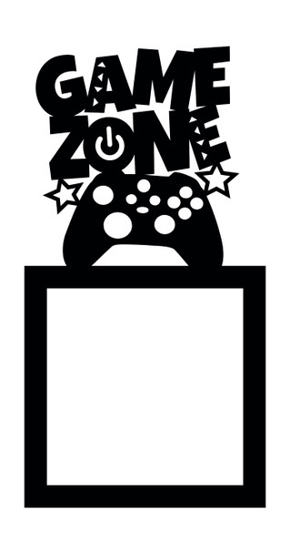 Light Switch Surround Game Zone Gaming Kids Room Decorative Switch Cover Frame