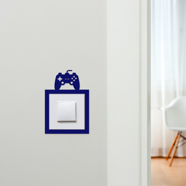 Light Switch Surround Video Gaming Controller Kids Room Decor Switch Cover Frame