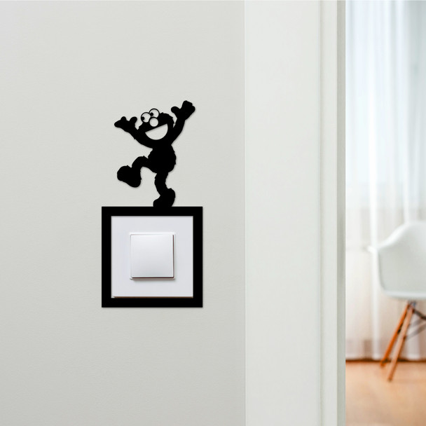 Light Switch Surround Elmo Sesame Street Kids Room Decorative Switch Cover Frame