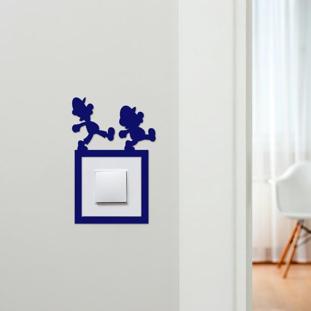 Light Switch Surround Super Mario Bros Kids Room Decorative Switch Cover Frame