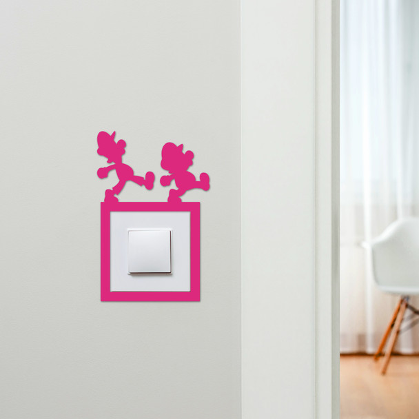 Light Switch Surround Super Mario Bros Kids Room Decorative Switch Cover Frame