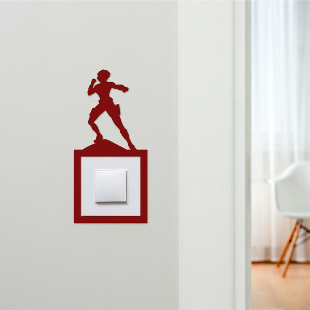 Light Switch Surround Black Widow Superhero Kids Room Decor Switch Cover Frame